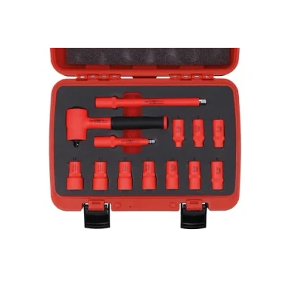 Image of Laser 8799 Insulated Socket Set 1/4&quot; D 13pc
