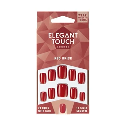 Image of Elegant Touch Core Colour Nails Red Brick