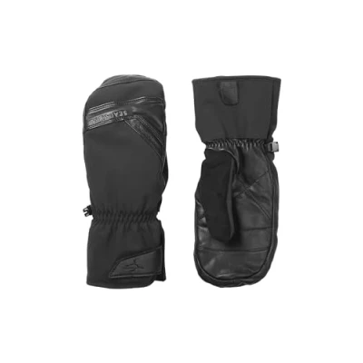 Image of SEALSKINZ Swaffham Fusion Control Unisex Waterproof Extreme Cold Weather Insulated Sheepskin Leather Mitten Supports Dexterity &amp; Natural Hand Movement Industry Leading Insulation