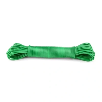 Image of IDEA HOME Washing Line Rope 20m Clothes Lines for Outside Heavy Duty Plastic Outdoor Robust made of Polyester Core and Coating, Assorted Colours