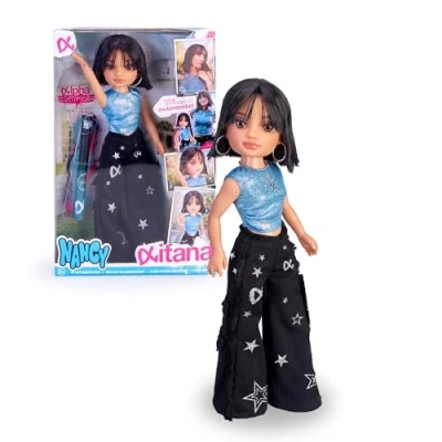 Image of Famosa Nancy Aitana, Doll Like The Singer, Short Brown Hair and Bangs, Babies Alpha Era Set, with Authentic Accessories Details, Children From 3 years, (NAC60000)