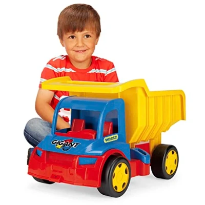 Image of Wader 65000 Truck Gigant Dumper with Lockable Trough, from 12 Months, Load Capacity up to 150 kg, Approx. 55 cm, Multicoloured, Standard