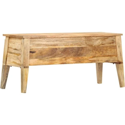 Image of vidaXL Storage Box 99x35x48 cm Solid Mango Wood