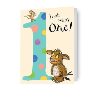 Image of The Gruffalo GR001 &quot;Age 1&quot; Birthday Card