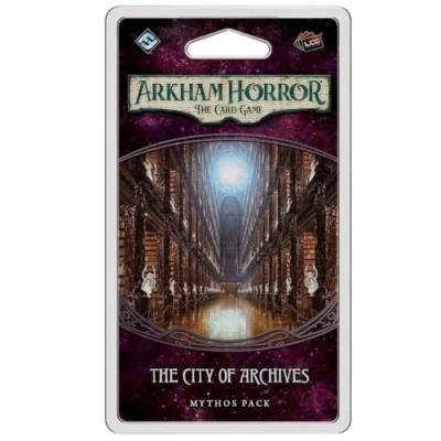 Image of Fantasy Flight Games Arkham Horror The Card Game: Mythos Pack 3.4 City of Archives Game Ages 14+ 1 to 4 Players 60 120 Minutes Playing Time