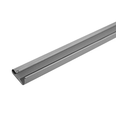 Image of 23 X SLATWALLSLATSLOTSLATTED WALL BOARD PLASTICPVC CLIPSLIDEPUSH IN INSERTS (Dark Grey)