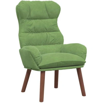 Image of Relaxing Chair Light Green Velvet vidaXL