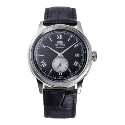 Image of Orient Bambino Small Seconds Black Dial Leather Strap Men’s Watch RA AP0101B30B