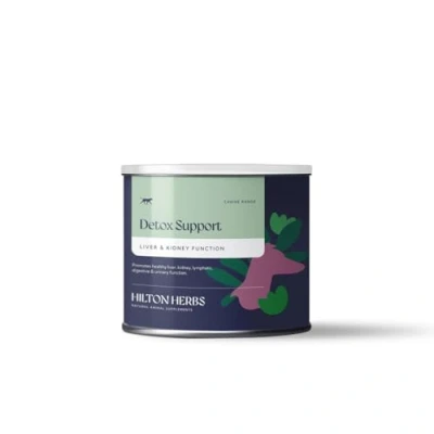 Image of Hilton Herbs Detox Support Natural Dog Supplement. 100% Ingredients. Supports Liver and Kidneys. Post Worming Medication For Dogs. 60 g