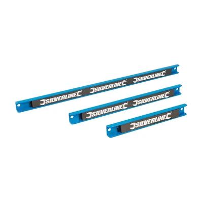 Image of Silverline Magnetic Tool Rack Set 3pce 200, 300 &amp; 460mm