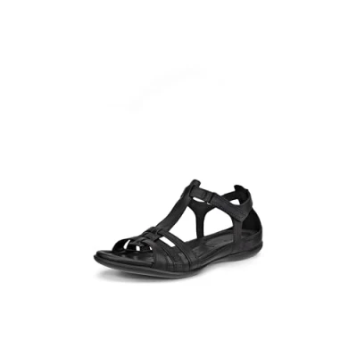 Image of ECCO Womens Flash 59 Ankle Strap Sandals, Black 53859black Black, 9 UK