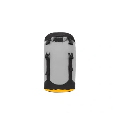 Image of Sea to Summit Evac Compression Dry Bag M 13L Award Winning Waterproof Storage Lightweight Roll Top Recycled Fabric For Backpacking &amp; Kayaking 22 x 20.2 44.7cm HighRise Grey 136g