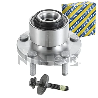 Image of 1308717, 1323585, 1475423, 1502119 Wheel bearing kit SNR R165.37 with rubber mount, integrated magnetic sensor ring 78mm VOLVO: S40 II, V50, C30