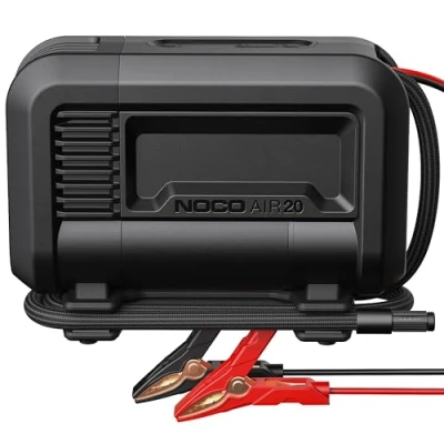 Image of NOCO AIR20 UltraFast 20A Tyre Inflator, 12V Portable Air Compressor and Pump, Rated at 100 PSI, Inflates Tyres from 0 40 PSI in 2.5 Minutes with a Digital Gauge, Smart Pressure, Auto Shutoff