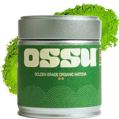 Image of 40g Organic Golden Grade Matcha Green Tea Powder Japanese True Ceremonial Spring Harvest UJI, Kyoto Stone Ground
