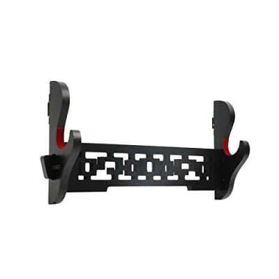 Image of Dfdvye Sword Holder Katana Wall Mount 1 Tier Velvet Padded Stand Samurai Rack Display Wand Wakizashi Zoro Animation