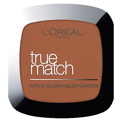 Image of L&#039;Oréal Paris Powder Foundation, Super Blendable, With Hyaluronic Acid, Light Texture for a Flawless Finish, True Match Perfecting Powder, N4