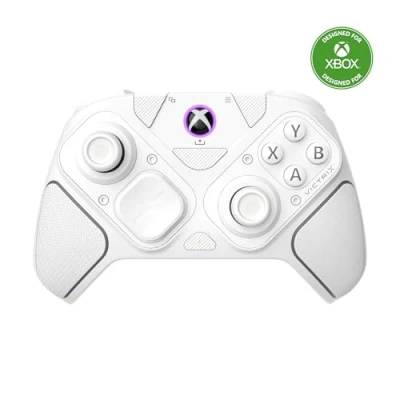 Image of Turtle Beach UK Victrix Pro BFG Reloaded Wireless Modular Xbox Controller White, for competitive and esports gamers