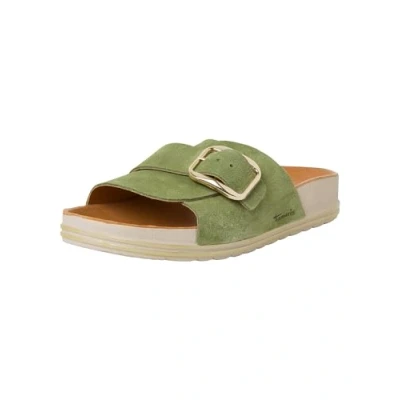 Image of Tamaris Women&#039;s Damen 1 27507 42 Flat Sandal, Green, 4 UK