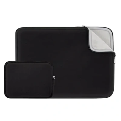 Image of RAINYEAR 11 11.6 Inch Laptop Sleeve Case Soft Lining Carrying Bag Cover with Accessories Pouch,Compatible 11.6&quot; MacBook Air for 11&quot; Notebook Computer Tablet Chromebook(Black,Upgraded Version)