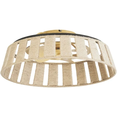 Image of Mim LED Ceiling Fan Imitation wood, Sandblasted, Tw 2700 6000K, IP44
