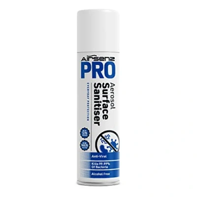 Image of Airsenz PRO Antiviral Surface Sanitiser Aerosol Spray Disinfectant 500ml
