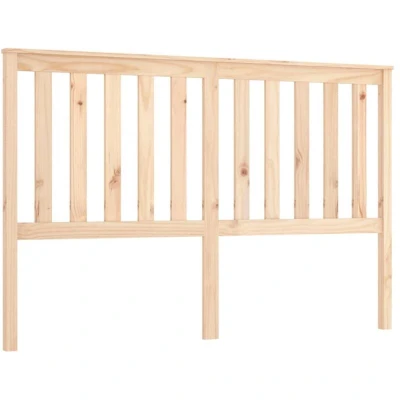 Image of vidaXL Bed Headboard 156x6x101 cm Solid Wood Pine
