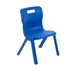 Image of Titan One Piece Chair Size 3 350mm Seat Height Blue T3 B