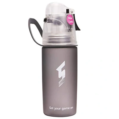 Image of Lightening Sports Water Bottle Drinking Spray, BPA Free Quick Flow Opens with One Click Leak Proof Cup for Cycling, Fitness, Camping, Hiking, Outdoors