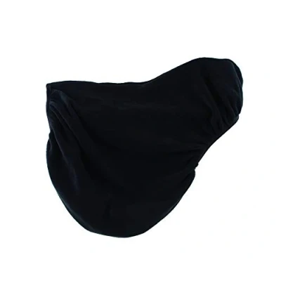 Image of Rhinegold Fleece Saddle Cover Black