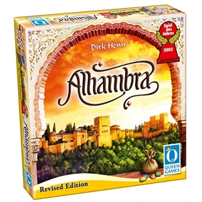 Image of Queen Games Alhambra Revised Edition Strategy Board Game for Families, Adults, Kids Ages 8+, 2 4 Players