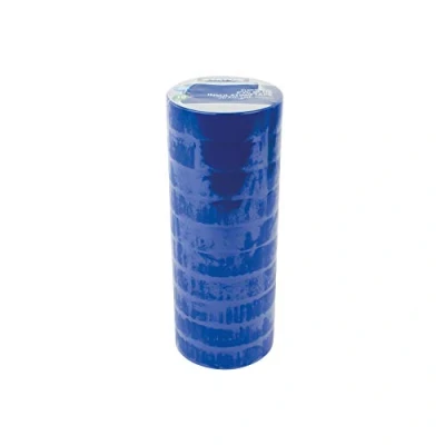 Image of STATUS Blue Electrical Tape 20 Meters Insulation Insulating 10 Pack SBLUEPVCET10