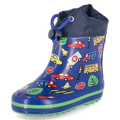 Image of Beck Boys Traffic Wellington rain boots