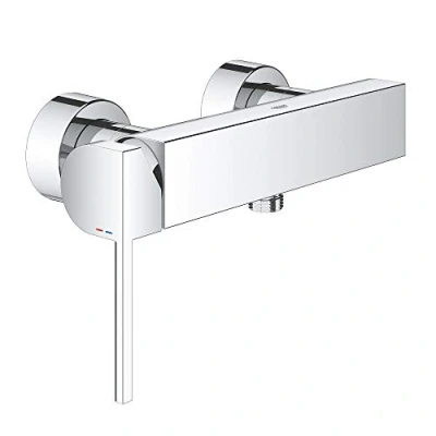 Image of GROHE Plus Single Lever Shower Mixer, Wall Mounted. Tap in Chrome Finish. 33577003