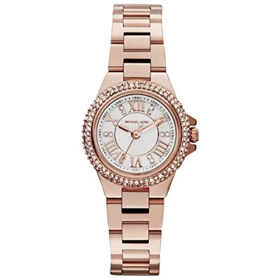 Image of Michael Kors Camille Collection, Rose Gold Color, Stainless Steel Watch for Female MK3253