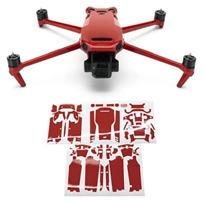 Image of WRAPGRADE Full Skin Stickers Compatible with Mavic 3 / Classic (SUPER RED)