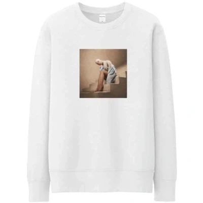 Image of Paradiso Clothing Ariana Grande Sweatshirt, Men&#039;s, Size: Small, White