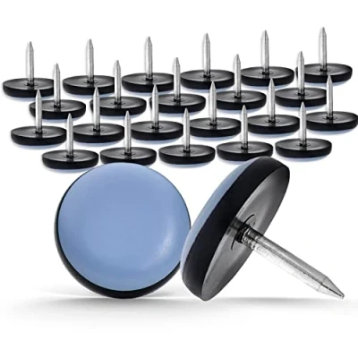 Image of GoodGlides 24 x PTFE Furniture Glider with Nail 19 mm Teflon Glides Slider for Easy Moving