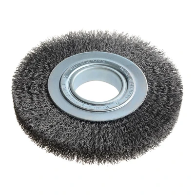Image of Lessmann Wheel Brush D178mm x W23 25 50 Bore Set 3 Steel Wire 0.30 LES355162