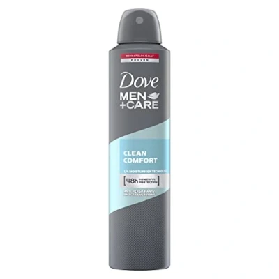Image of 3x Dove Men+Care Extra Fresh Deodorant Deo Spray 250ml 48h! 0% Alcohol!