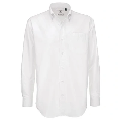Image of Boys Mens White Sky Blue School Shirts Short/Long Sleeved 11.5&quot; 17.5&quot; Collar