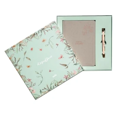 Image of Grupo Erik A5 Notebook With Pen &amp; Gift Box Raquel Beck Notebooks Notepads Notepad Dotted Journal Sketchbook