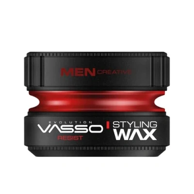 Image of Vasso Pro Aqua Resist Hair Styling Water Based Gel Wax, Red, 1 Count