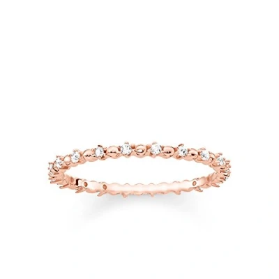 Image of THOMAS SABO Women Silver Piercing Ring TR2153 416 14 58
