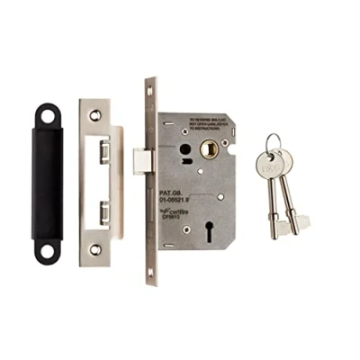 Image of Carlisle Brass LSE5325SN/BP Sash Lock, Satin Nickel, 2.5 inch