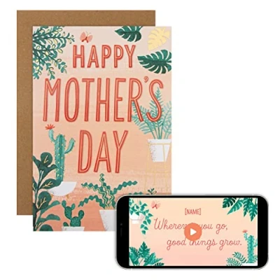 Image of Hallmark Video Greetings Mothers Day Card &#039;Good Things Grow&#039; Design