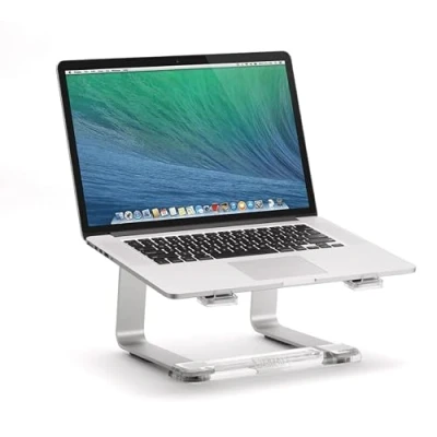 Image of Griffin Elevator Desktop Computer Laptop Stand Dock (Silver) GC16034 2
