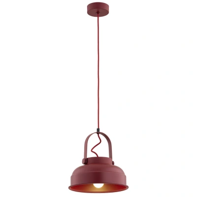 Image of Dakota Dome Pendant Ceiling Light Red