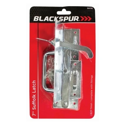 Image of Silver 178mm Steel Suffolk Latch By Blackspur