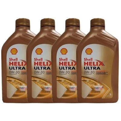 Image of Shell Helix Ultra Professional AV L 0 W30 Engine Oil, 4 x 1 Litre